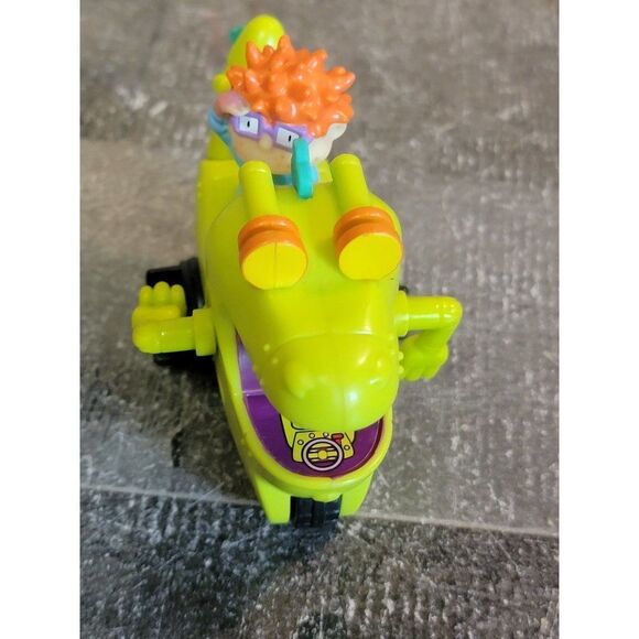Burger King Rugrats Chuckie dinosaur car toy figure - Picture 2 of 5